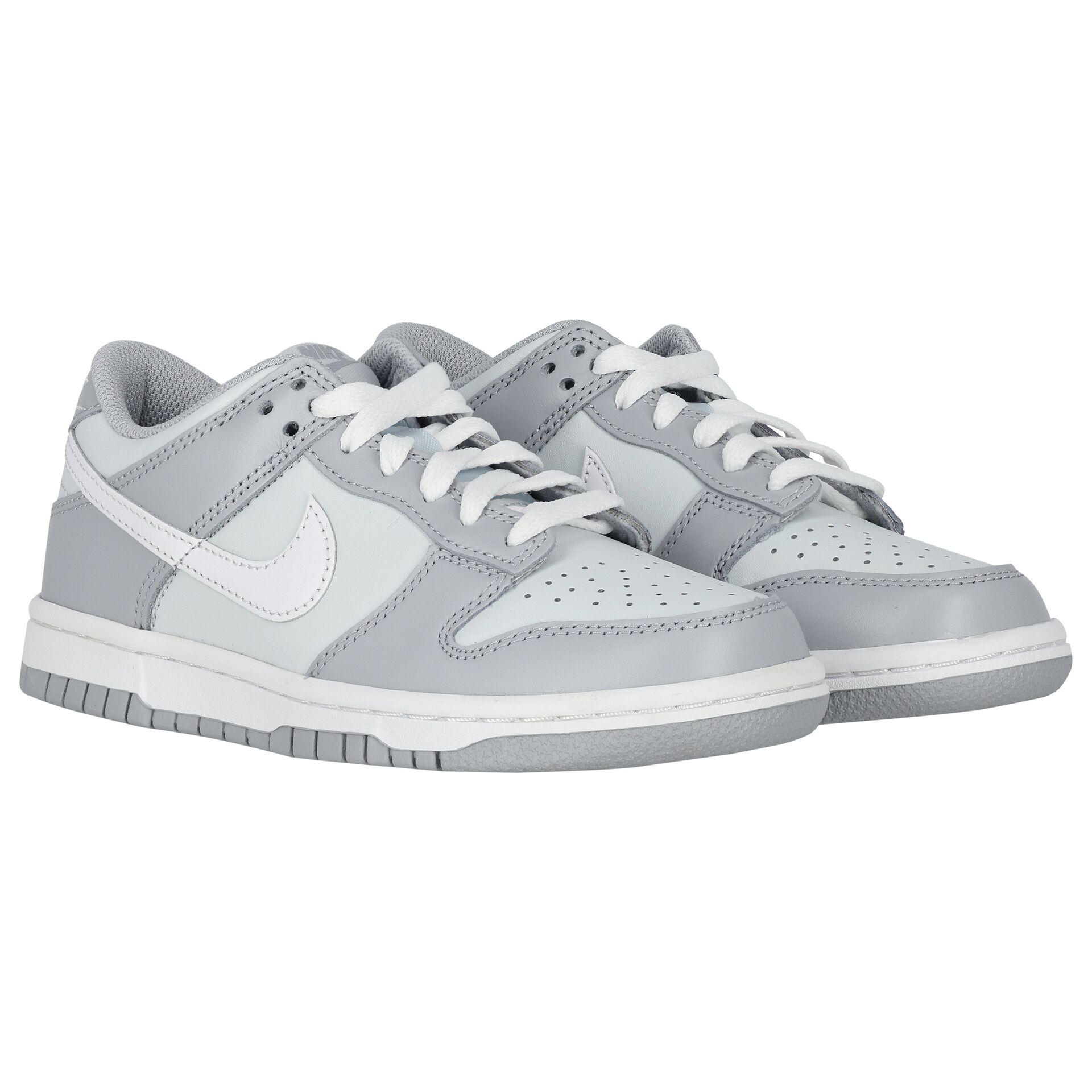 Nike Kids Grey White Dunk Low Trainers Junior Couture UAE