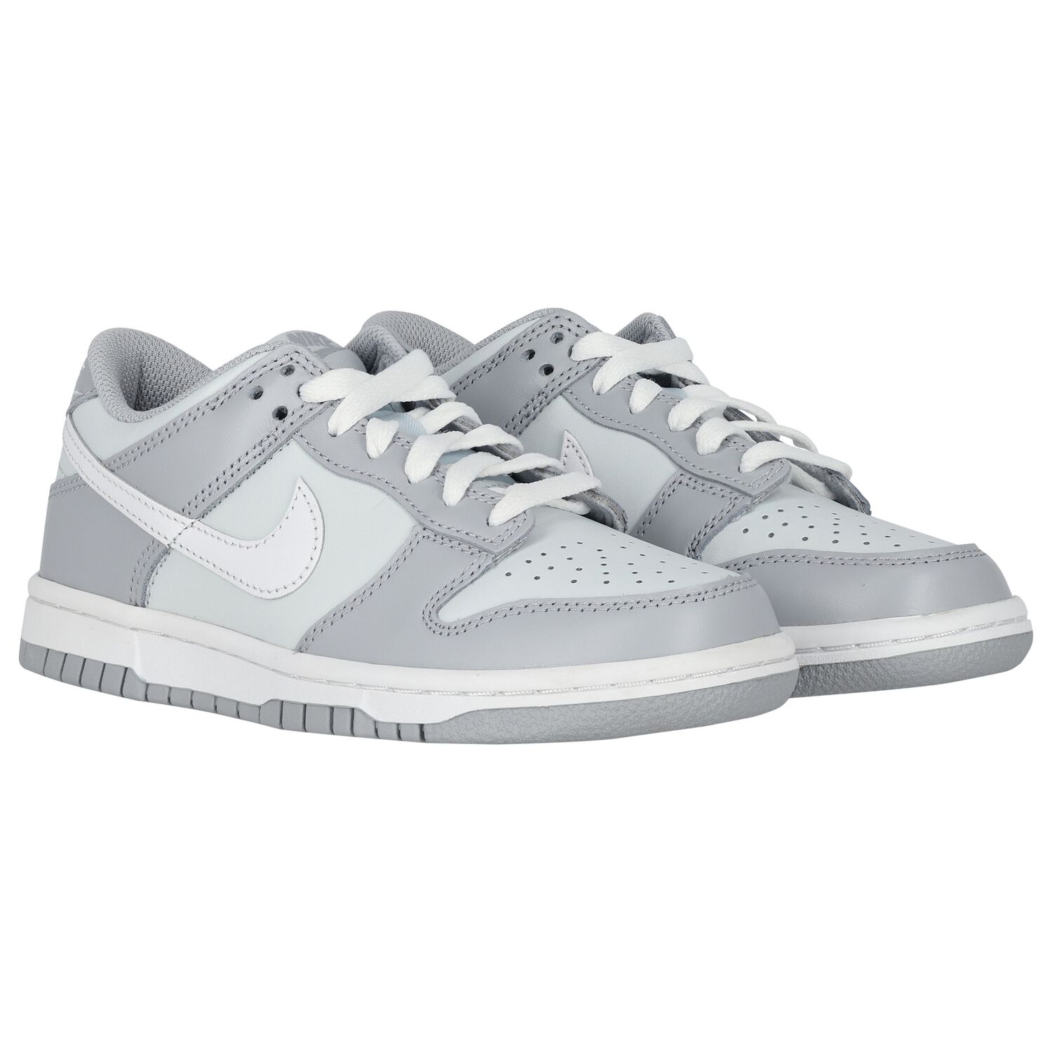 Grey & White Dunk Low Trainers, 1, hi-res image number null