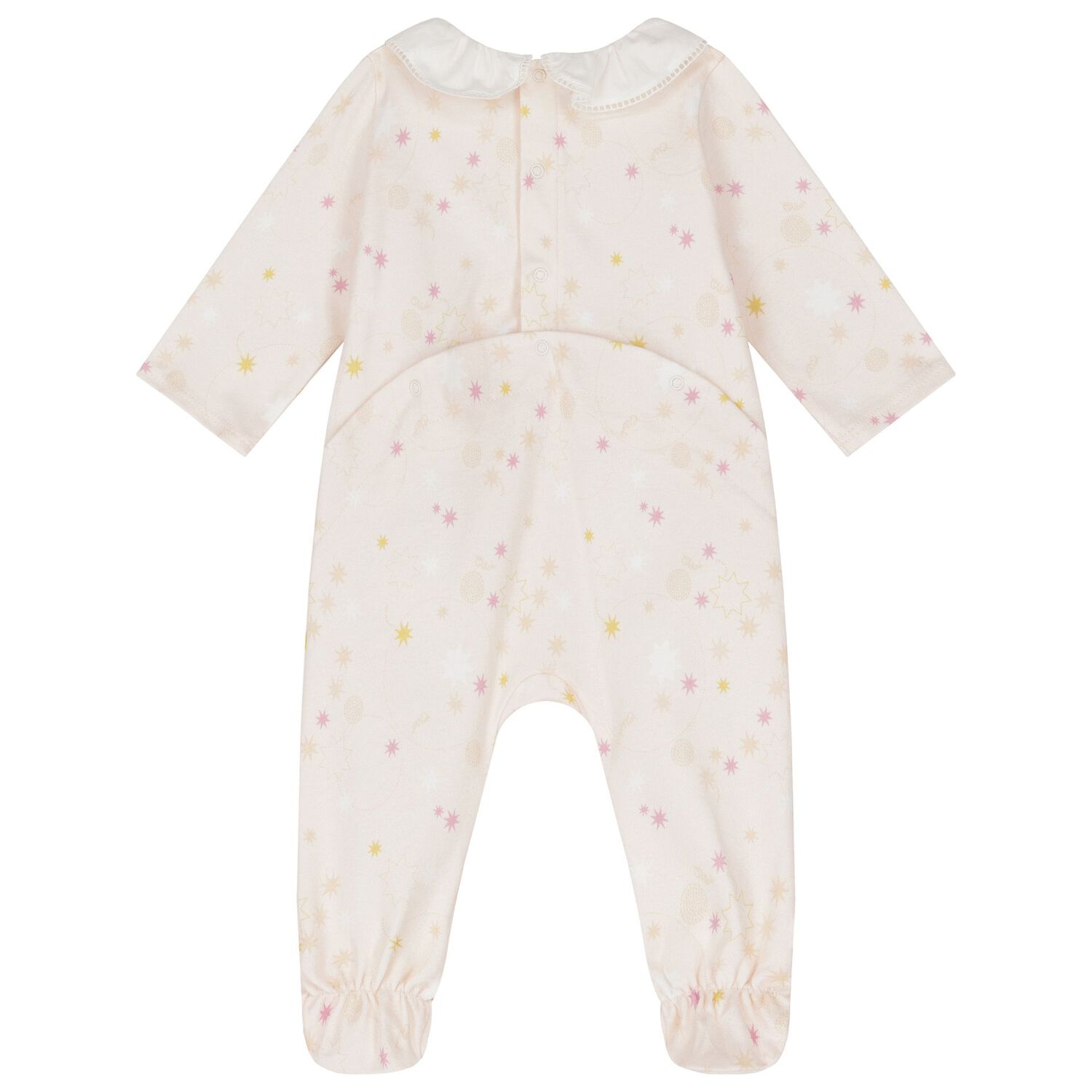 Baby Girls Pink Logo Babygrow Gift Set, 1, hi-res image number null