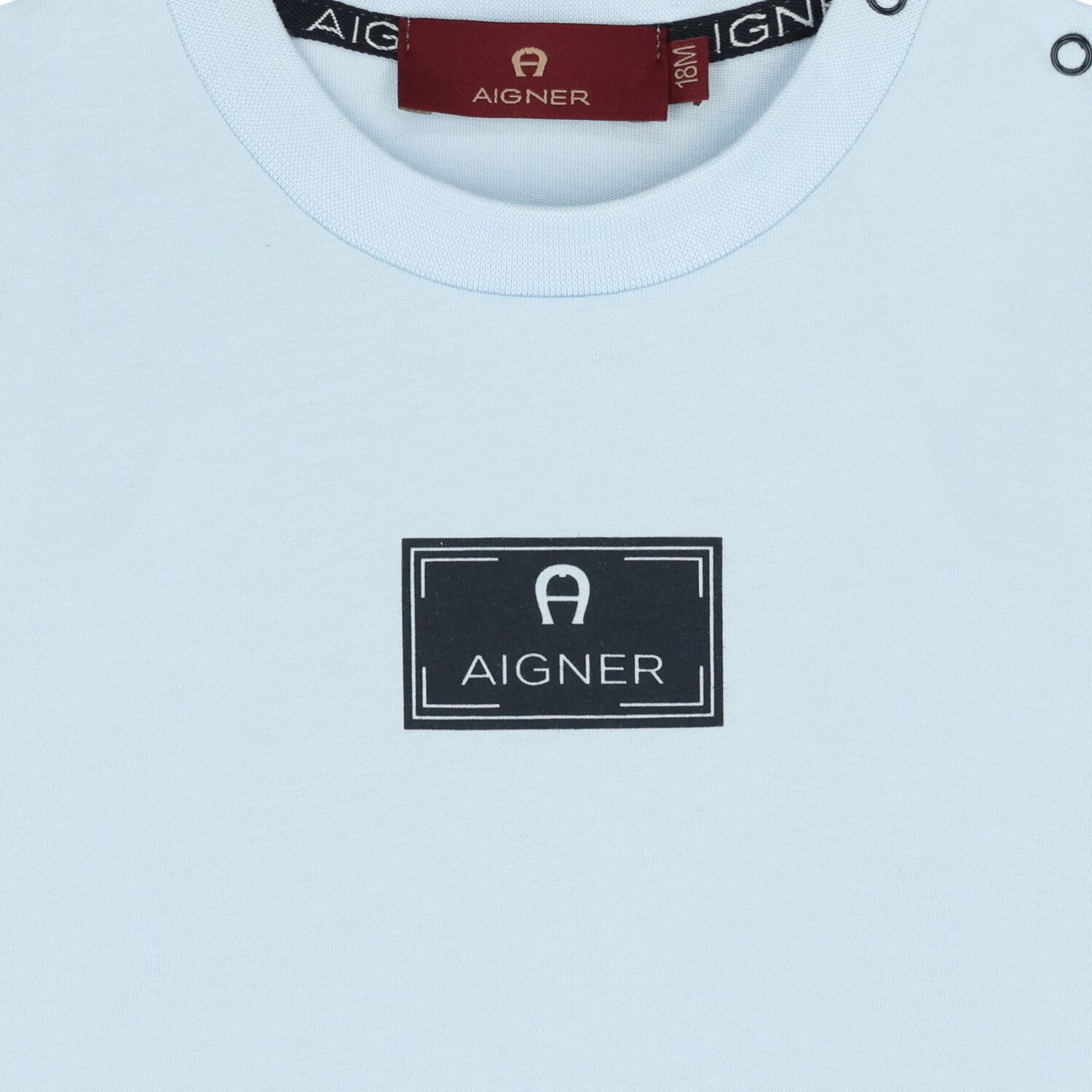 Younger Boys Blue Logo T-Shirt, 3, hi-res