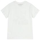 Boys White Logo T-Shirt, 3, hi-res