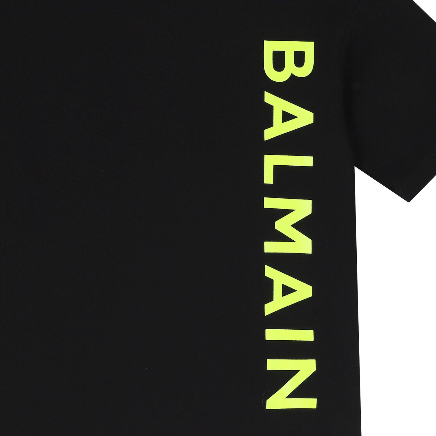 Black & Neon Yellow Logo T-Shirt, 1, hi-res image number null
