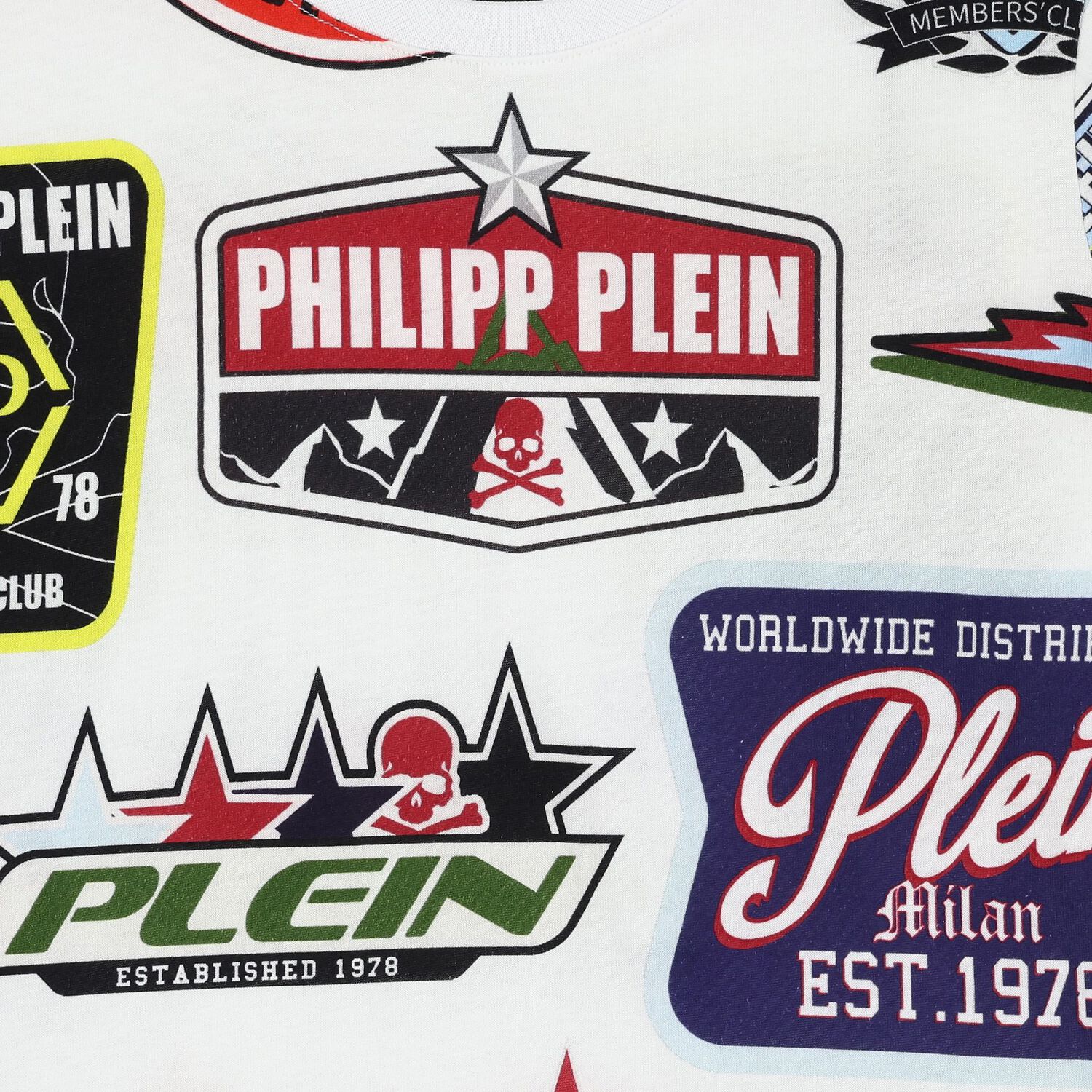 تيشيرت أولاد بالشعار باللون الأبيض, 1, hi-res image number null