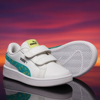 حذاء رياضي أولاد سماش 3.0 باللون الأبيض