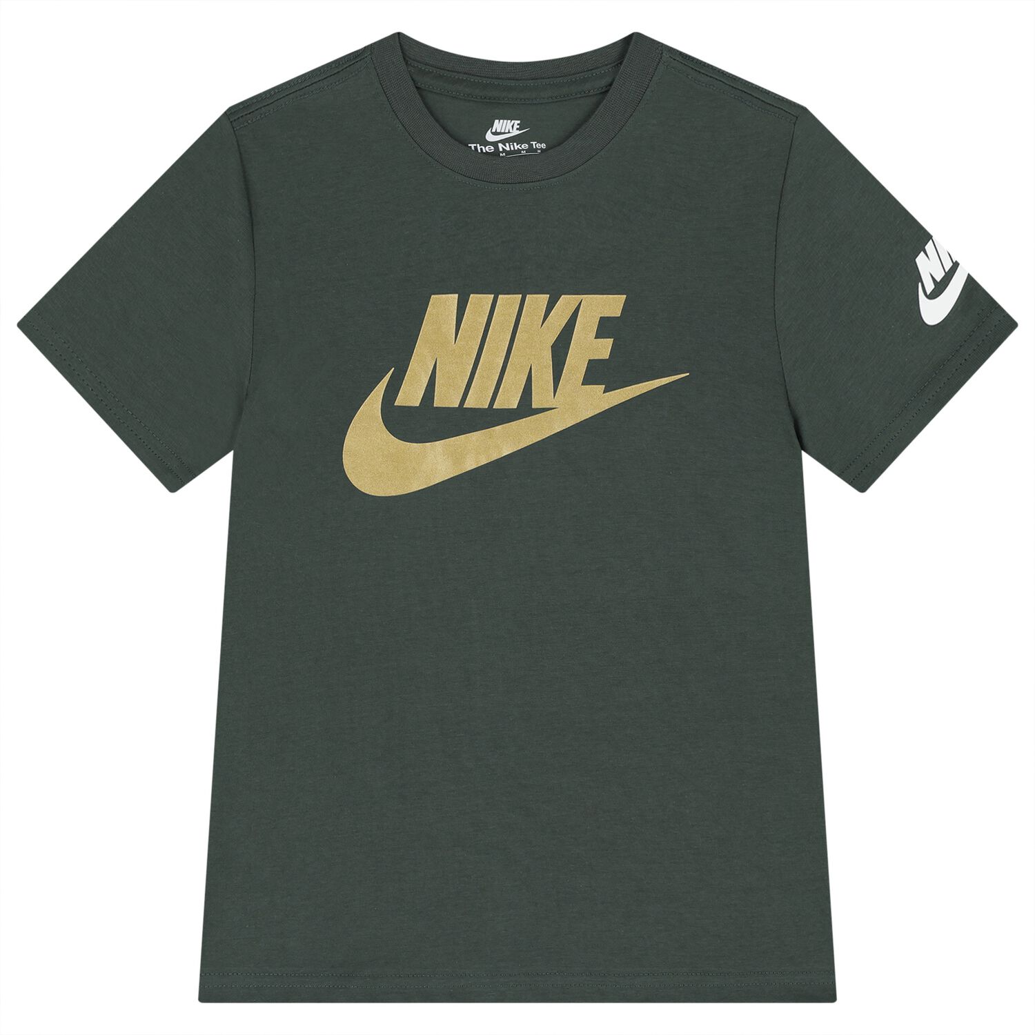 Boys Green Logo T-Shirt, 5, hi-res