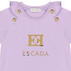 فستان بنات بالشعار باللون البنفسجي, 1, hi-res