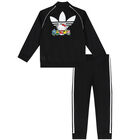 Girls Black Hello Kitty Tracksuit, 1, hi-res
