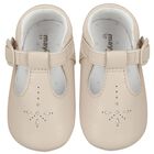 Baby Boys Beige Pre Walker Shoes, 1, hi-res