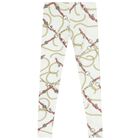 Girls White Logo Leggings, 1, hi-res