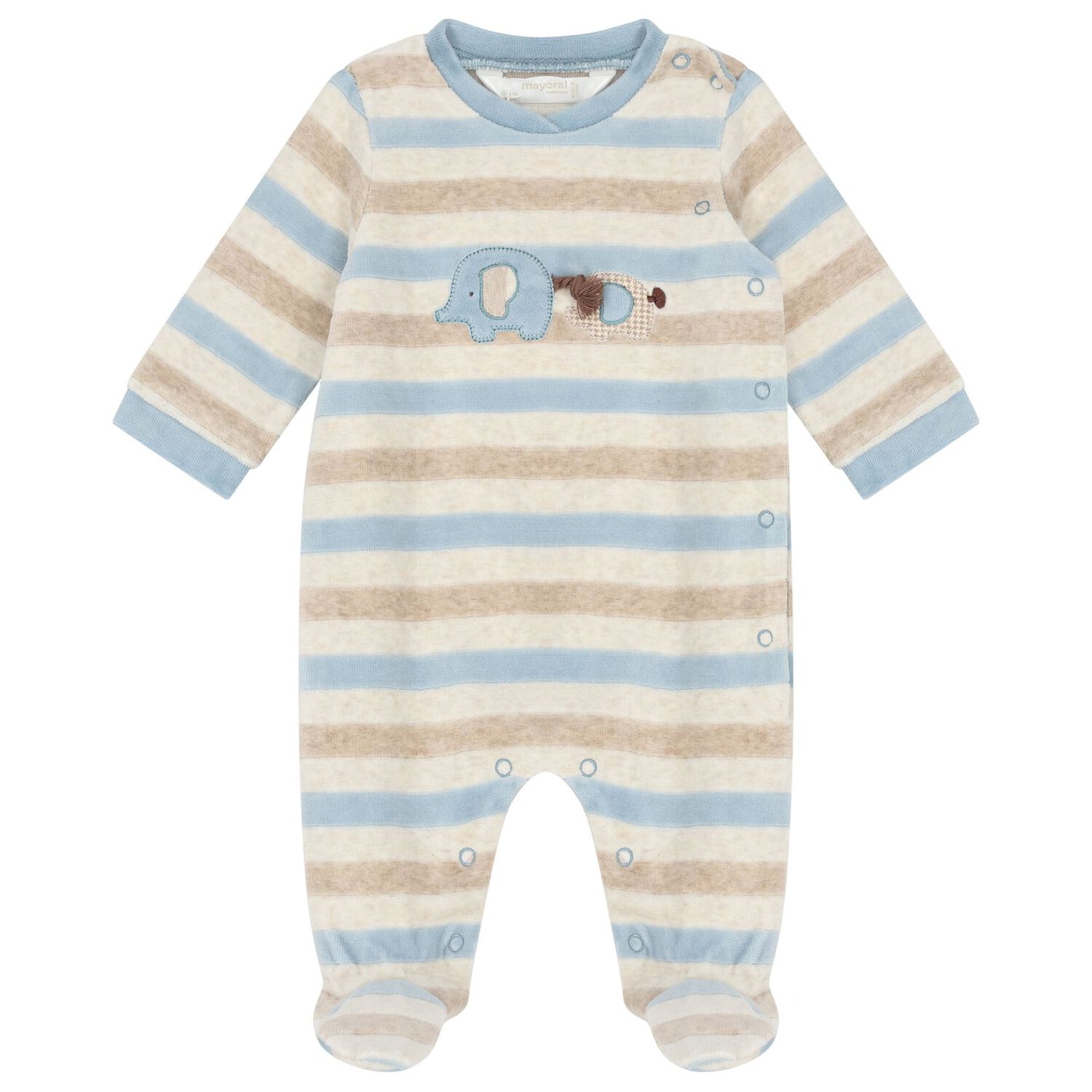  أفرول أولاد باللون الأزرق والبيج (2  قطع) , 2, hi-res