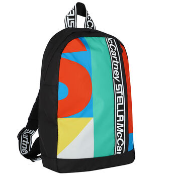 Black Logo Backpack
