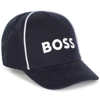Younger Boys Navy Blue Logo Cap