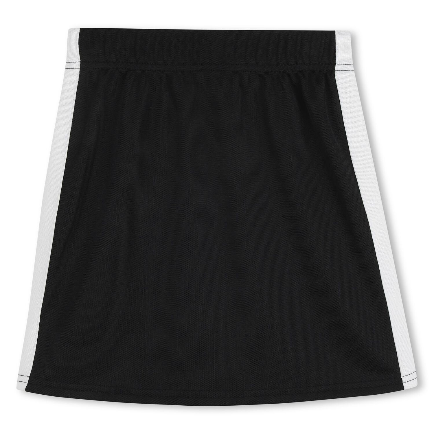 Girls Black Logo Skirt, 1, hi-res