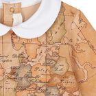 White & Beige Geo Map Babygrow Gift Set, 1, hi-res