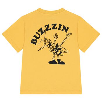 Boys Yellow Logo Bug T-Shirt