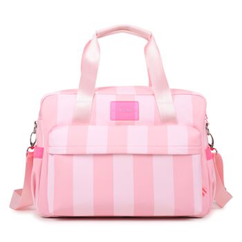 Baby Girls Pink Striped Changing Bag