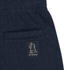 Boys Beige & Navy Blue Motorbike Tracksuit, 1, hi-res