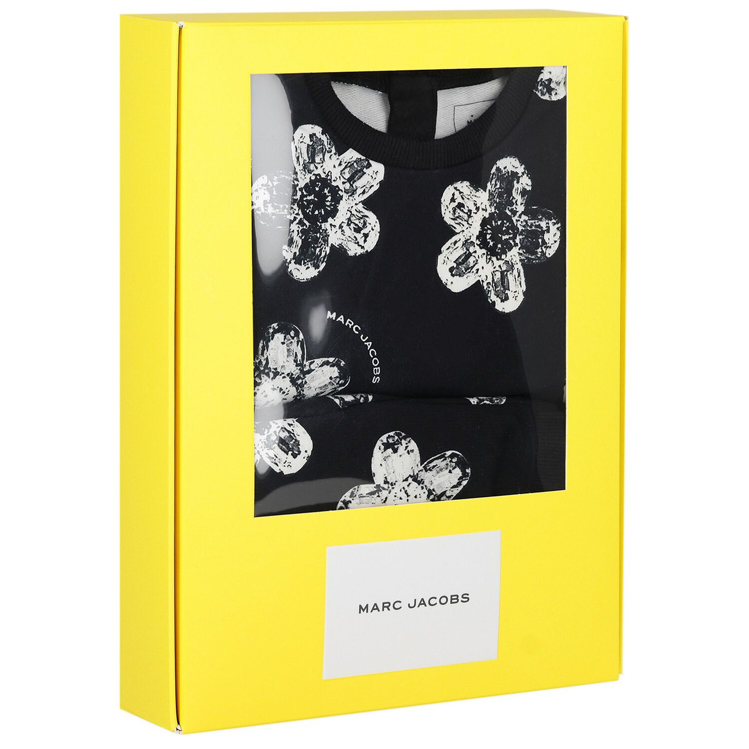 Younger Girls Black Flower Tracksuit, 1, hi-res