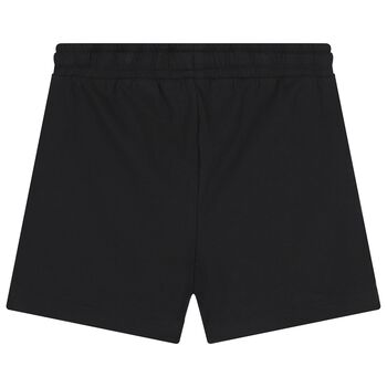 Boys Black Logo Shorts