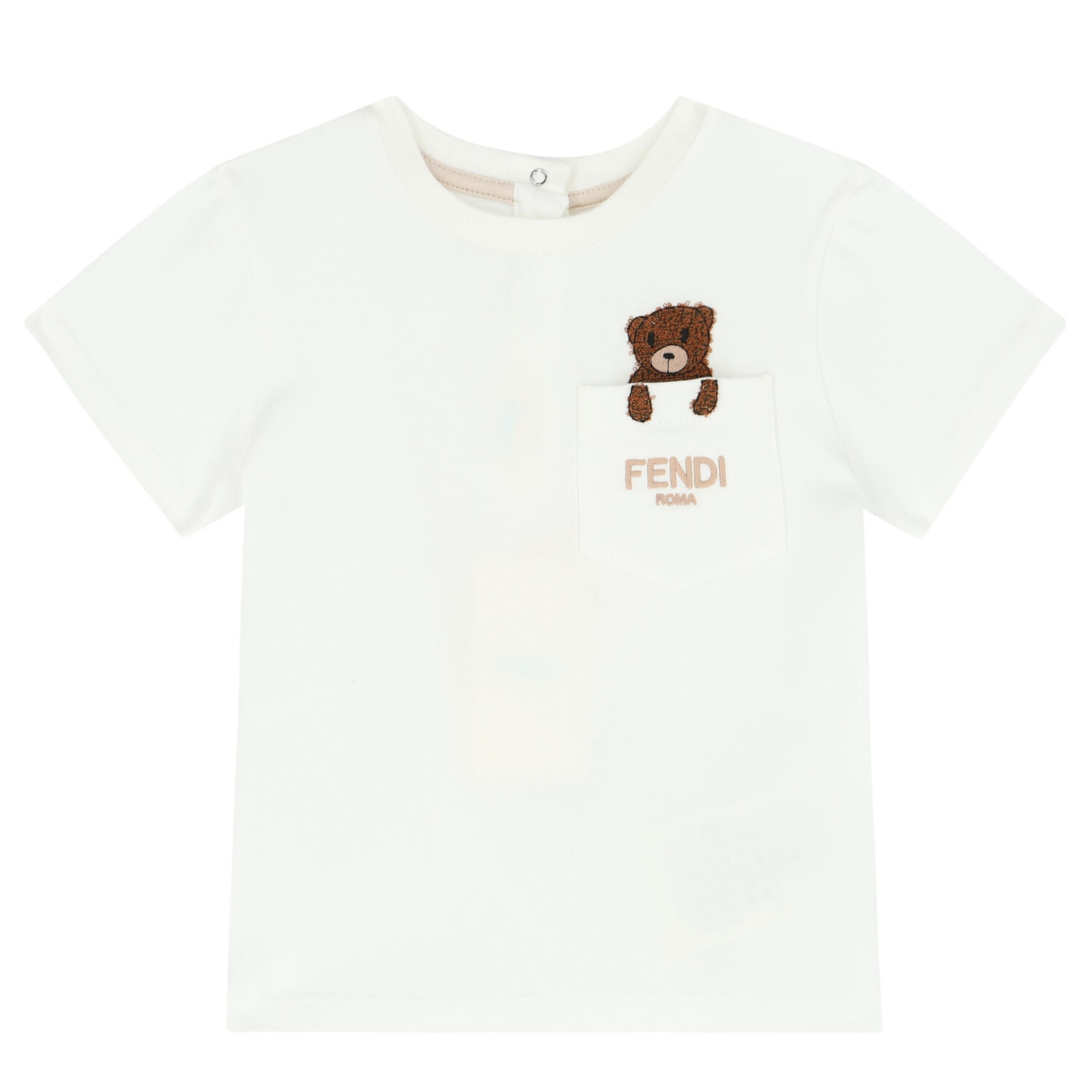 White Logo Baby T-Shirt, 1, hi-res