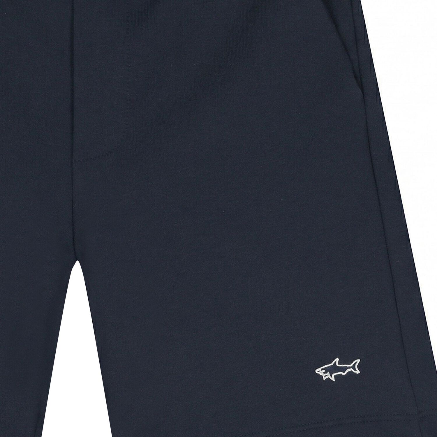 Boys Navy Blue Logo Shorts, 2, hi-res