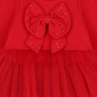 Girls Red Tulle Dress Set, 1, hi-res