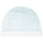 طقم هدايا افرول أولاد بالشعار متعرج باللون الأزرق والأبيض , 1, hi-res