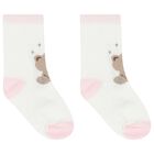 Baby Girls Pink & White Socks ( 4-Pack ), 4, hi-res