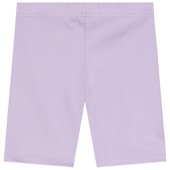 Purple Logo Cycling Shorts