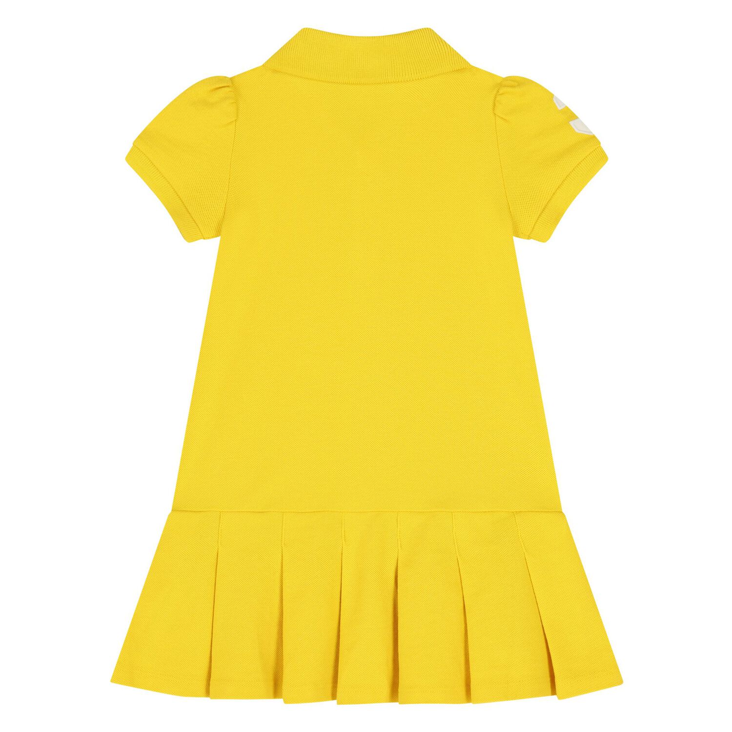 Baby Girls Yellow Logo Dress Set, 1, hi-res