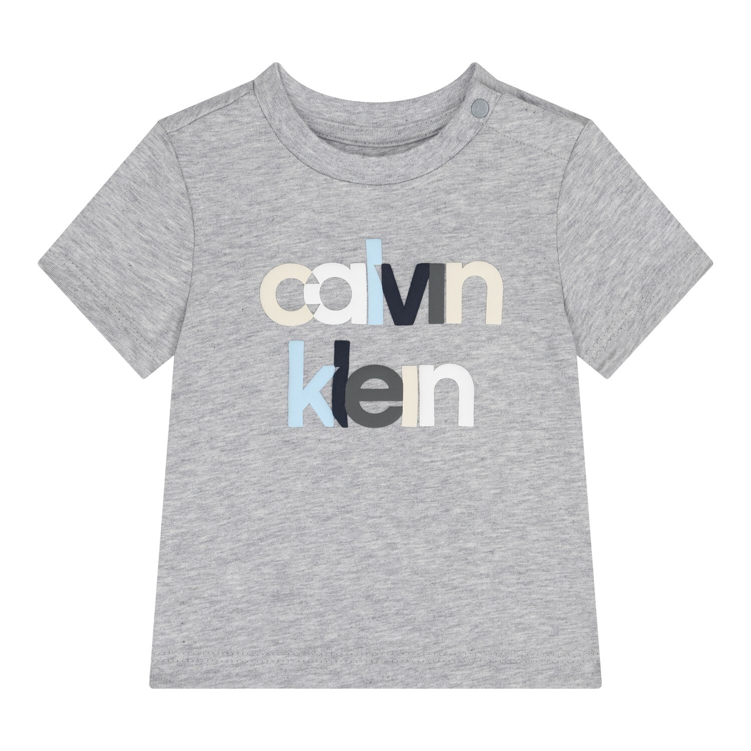 تيشيرت اولاد بالشعار باللون الرمادى , 1, hi-res