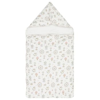 White Carousel & Hot Air Balloon Baby Nest