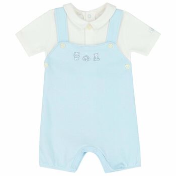 Baby Boys Blue Romper