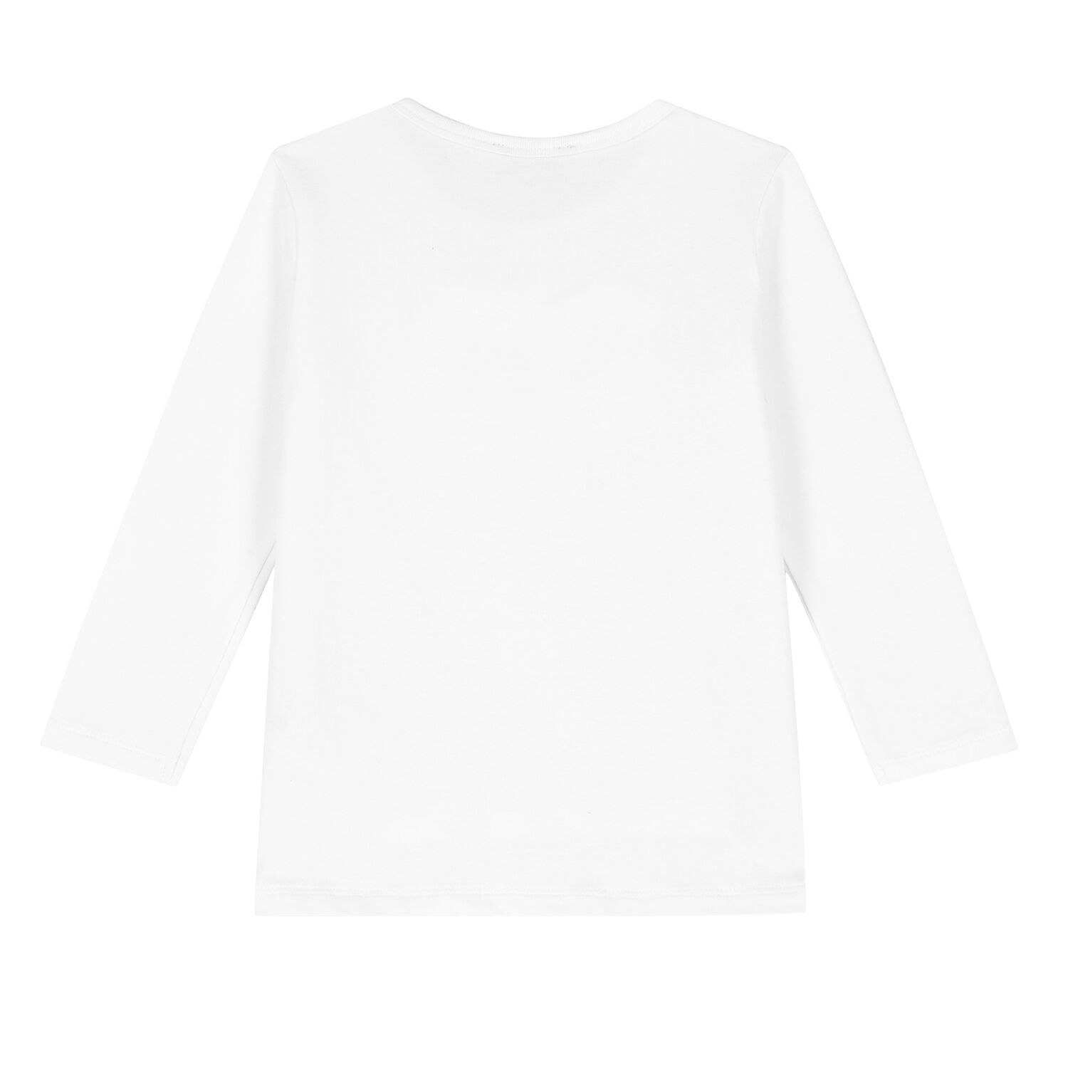 Boys White Teddy Long Sleeve Top, 1, hi-res image number null