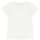 Girls White Logo Fontane T-Shirt, 3, hi-res