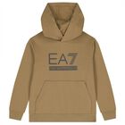 Boys Beige & Black Logo Tracksuit, 3, hi-res