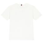 Boys White Logo T-Shirt, 2, hi-res