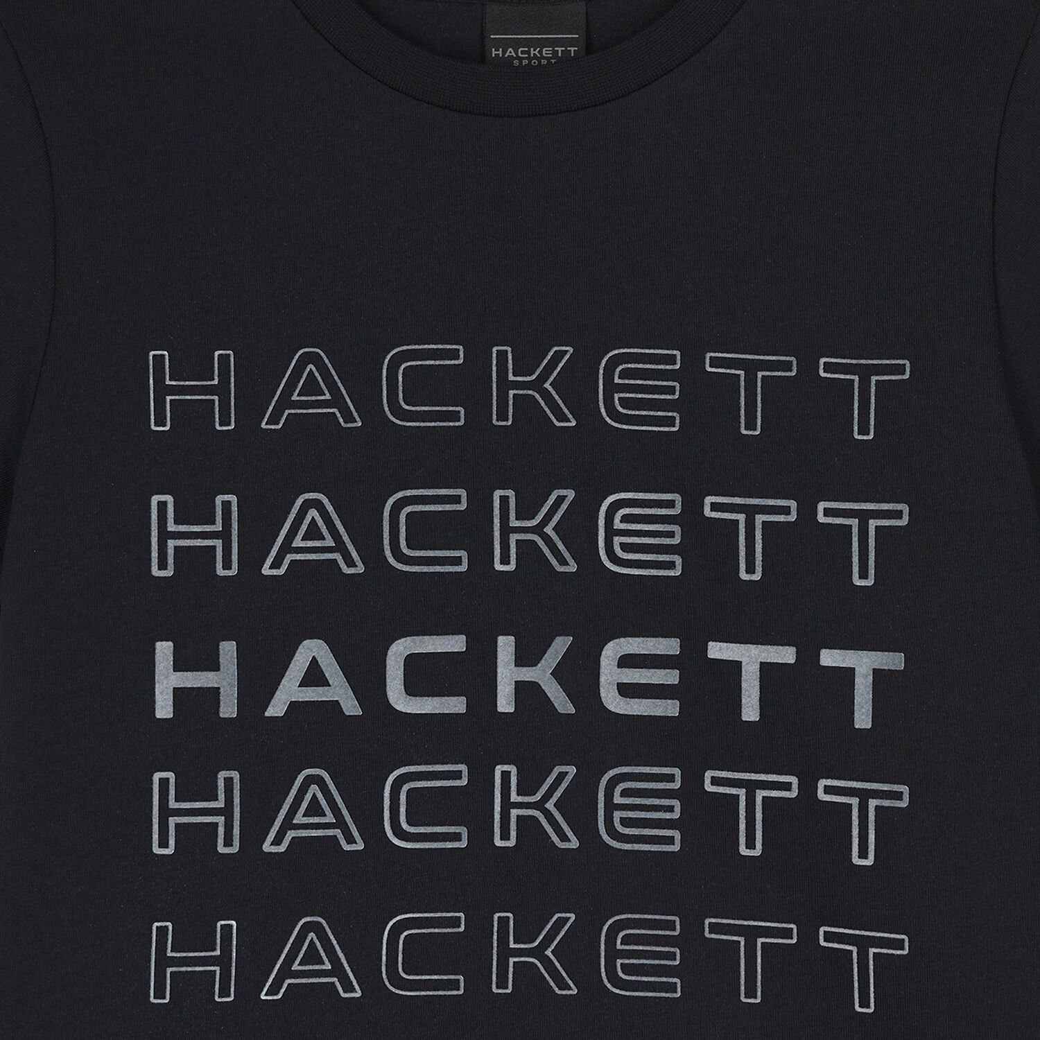 Boys Black Logo T-Shirt, 2, hi-res image number null