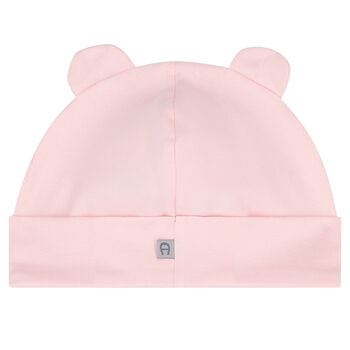 Baby Girls Pink Logo Baby Hat