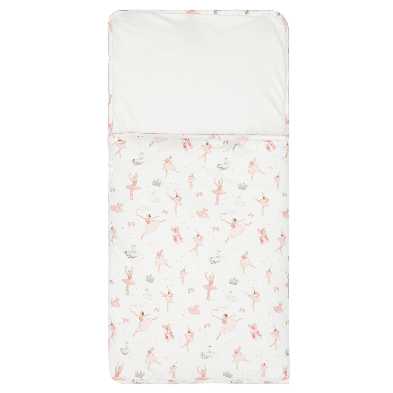 Baby Girls White & Pink Opera Nest, 1, hi-res image number null
