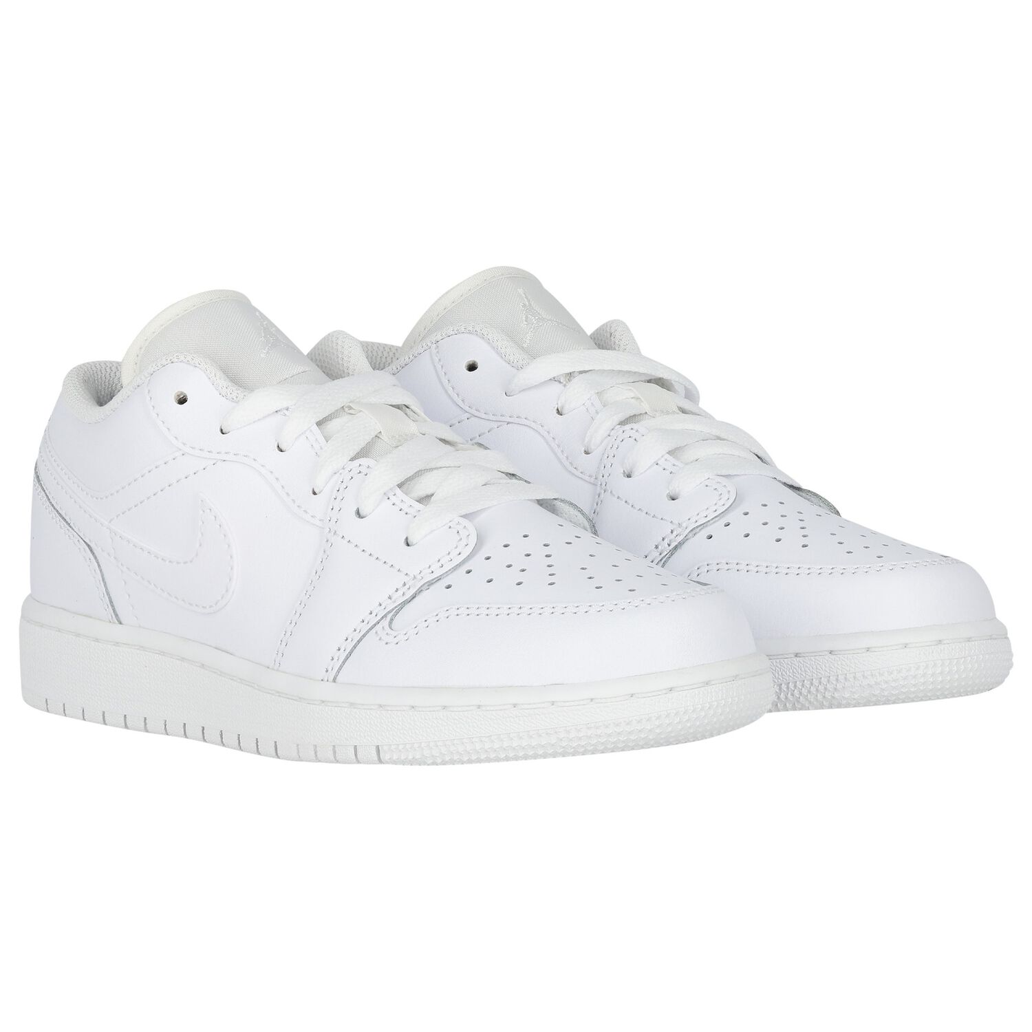 White Air Jordan 1 Low Trainers, 2, hi-res