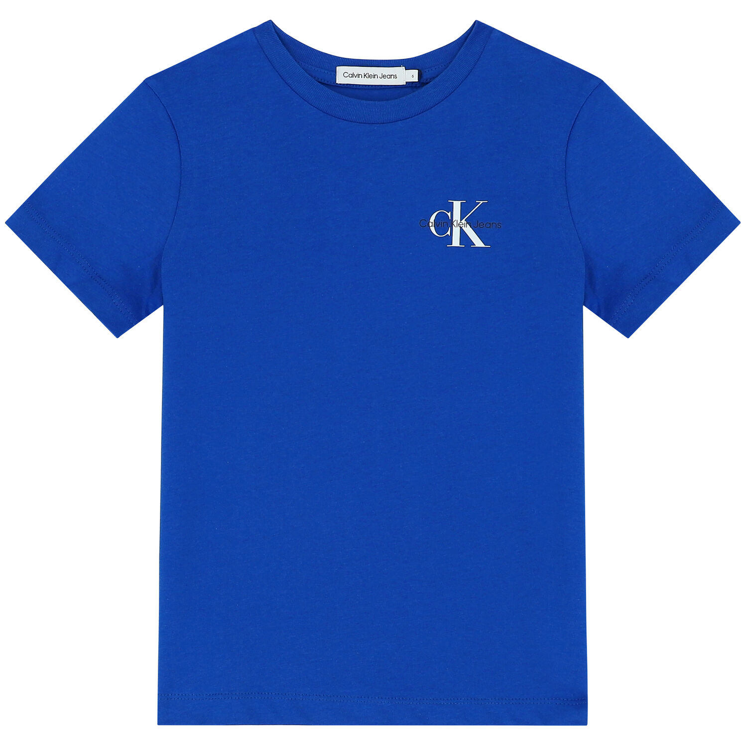 تيشيرت بالشعار باللون الازرق للاولاد, 7, hi-res