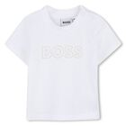 طقم هدايا للأطفال بيج اللون، يتضمن بدلة رياضية بغطاء رأس وشعار العلامة التجارية., 1, hi-res