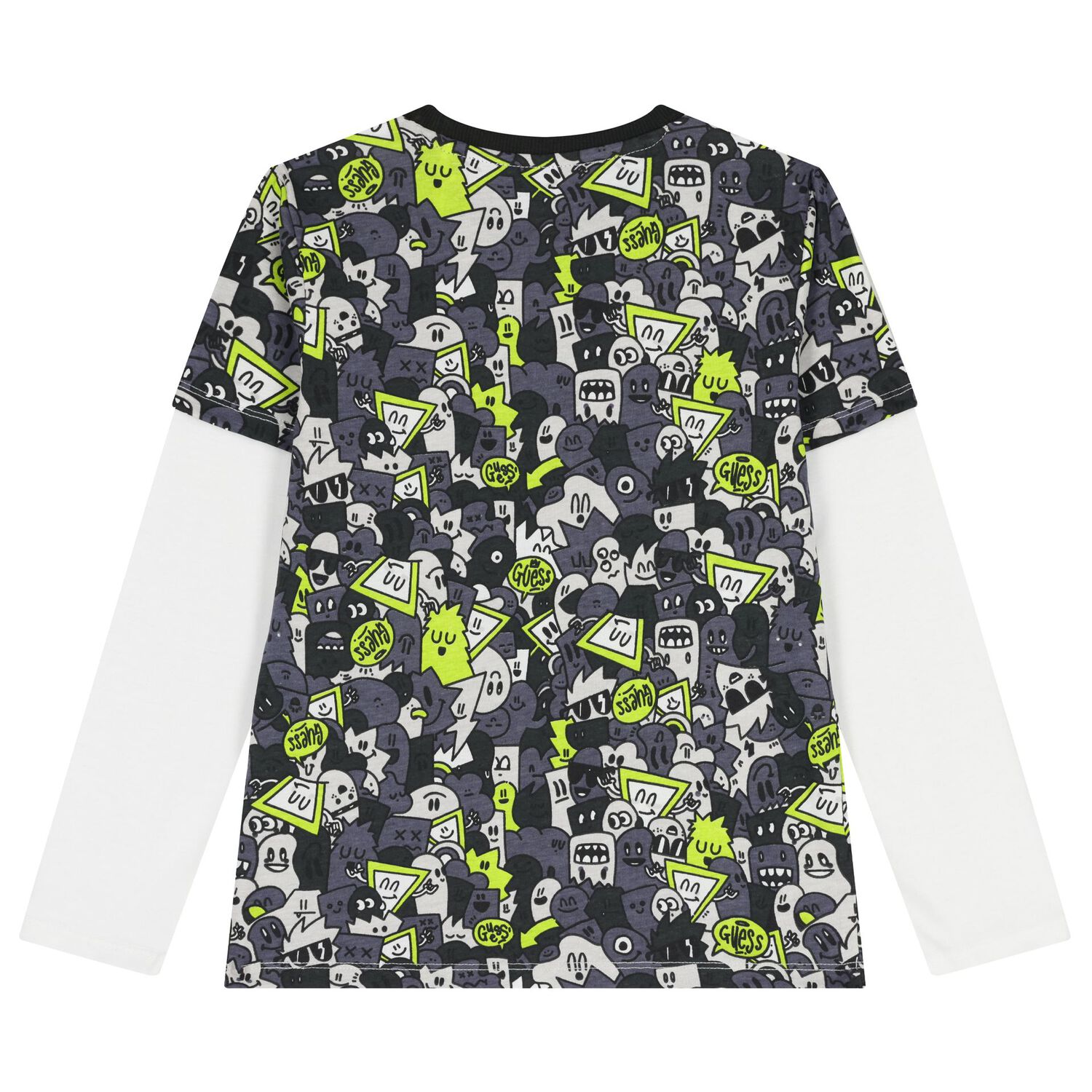 بدلة رياضية رمادية بشعار للأولاد, 4, hi-res image number null