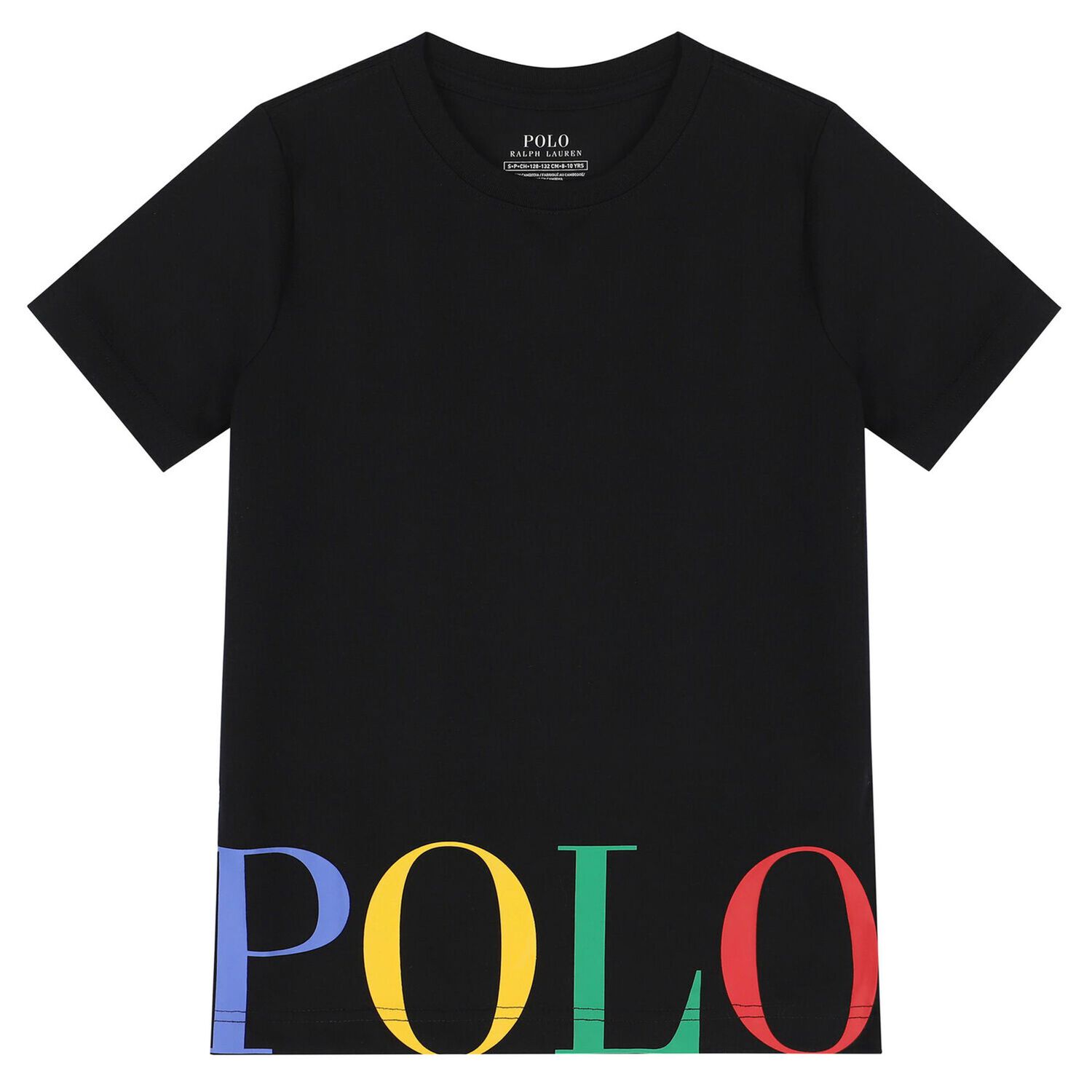 Boys Black Logo Pyjamas, 3, hi-res image number null