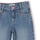 Girls Blue Denim Rhinestone Jeans, 1, hi-res