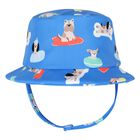 طقم شورت سباحة باللون الأبيض والأزرق للأولاد الصغار, 2, hi-res