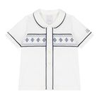 طقم شورت أولاد باللون الأبيض والكحلى, 1, hi-res