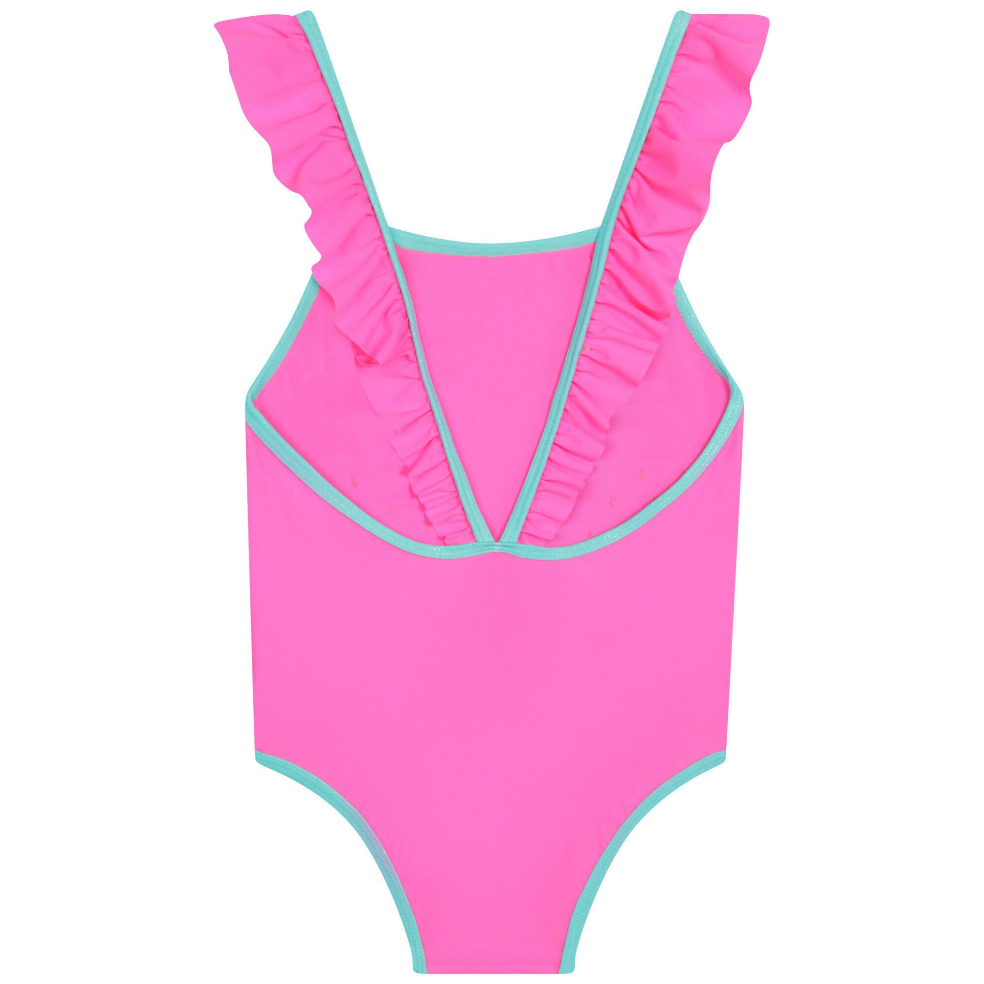 Neon pink swimming costume online