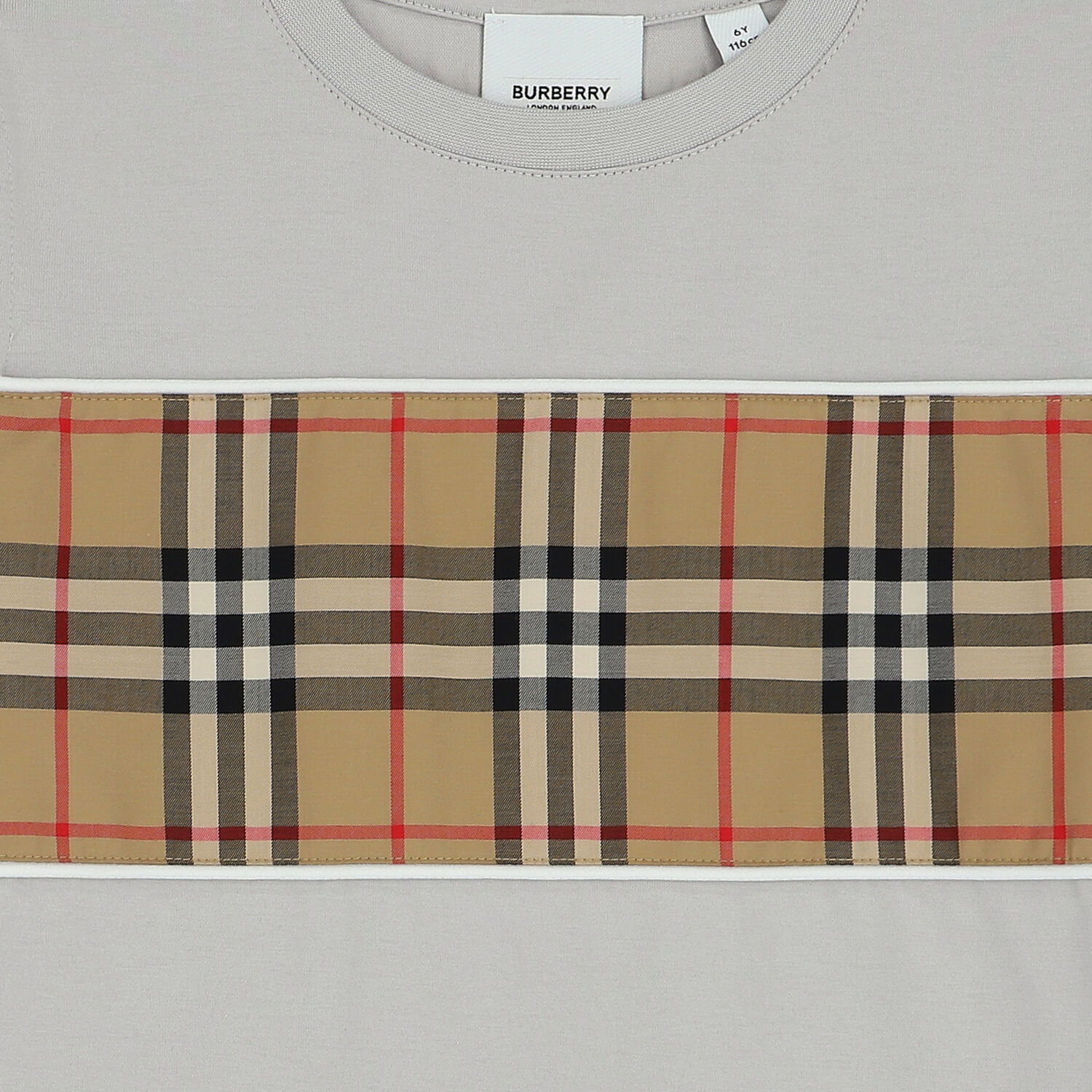 Grey Check T-Shirt, 3, hi-res
